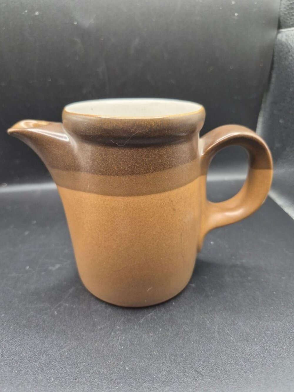 Mikasa Potters Art Ben Seibel Creamer PF012 Buckskin Japan 1970s Brown Vintage